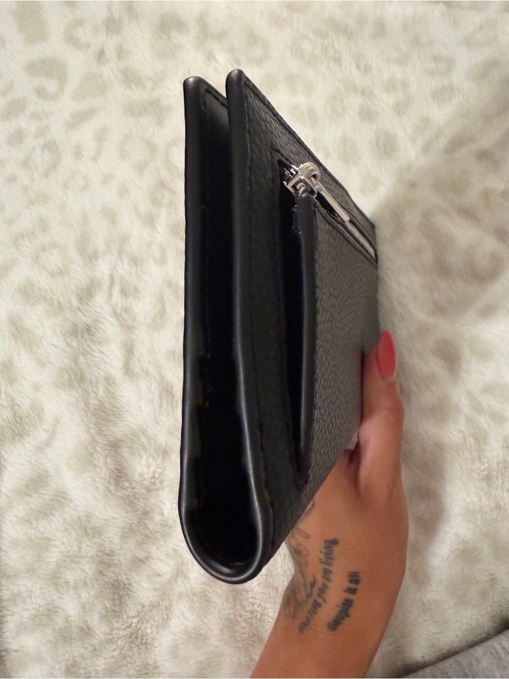 Michael Kors Black Pebbled Leather Continental Wallet — New Without Tags - Picture 3 of 8